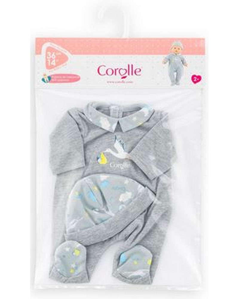 PYJAMA NAISSANCE GRIS 36CM
