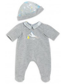 PYJAMA NAISSANCE GRIS 36CM