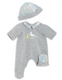 PYJAMA NAISSANCE GRIS 36CM